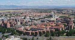 Valverde (Madrid), desde la Torre Espacio